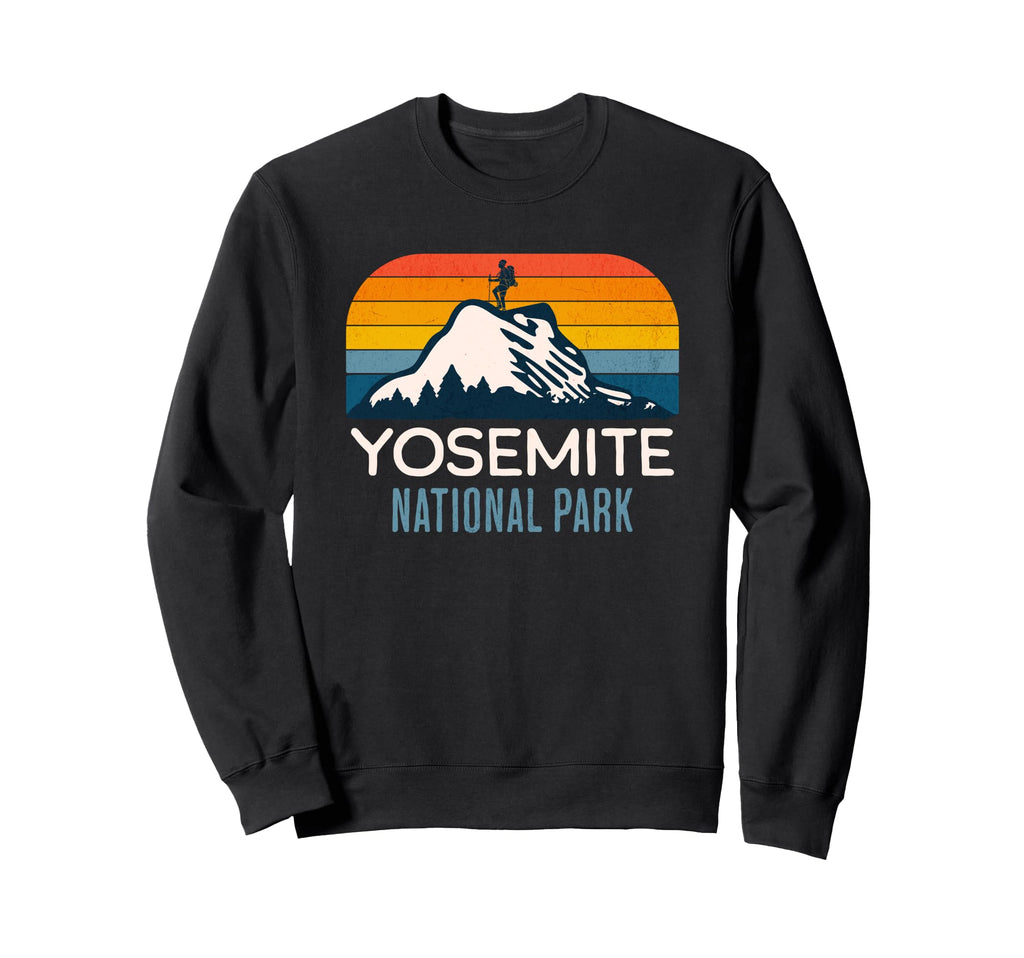 Yosemite National Park Groovy Sweatshirt - Aesthetic Graphic Men Women - T-Shirt, Sweatshirt, Hoodie