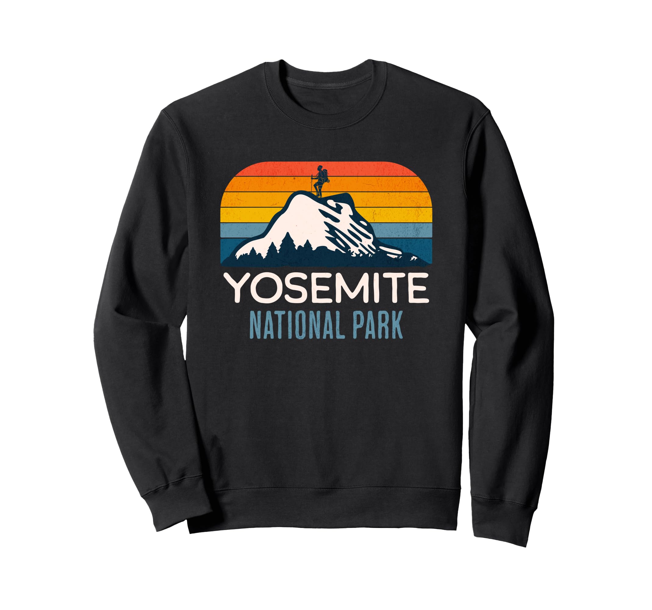 Yosemite National Park Groovy Sweatshirt - Aesthetic Graphic Men Women - T-Shirt, Sweatshirt, Hoodie