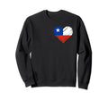 Chile Patriotic Heart Flag Art World Sweatshirt - Trendy Graphic Men Women - T-Shirt, Sweatshirt, Hoodie