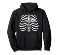 Soccer Ball Heart Skeleton Hoodie - Casual Everyday Wear Men Women - T-Shirt, Sweatshirt, Hoodie