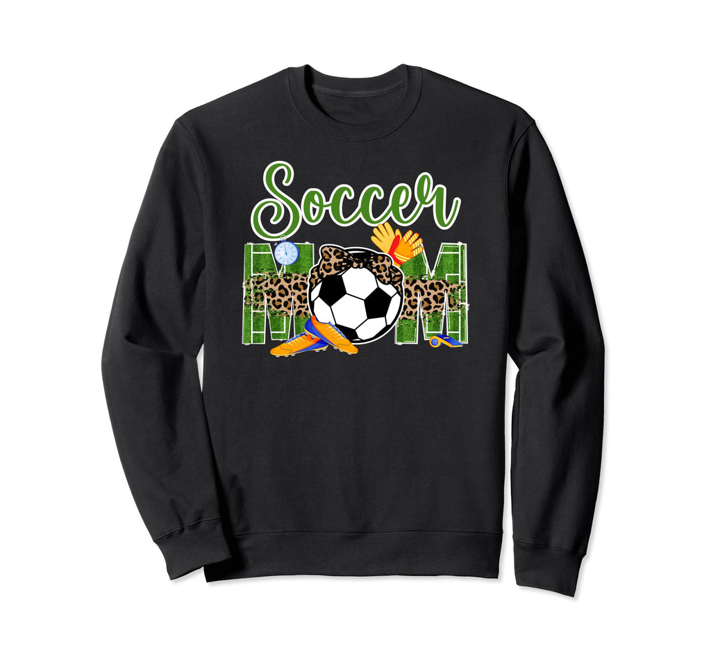Soccer Mom Soccer Player Mama Sweatshirt - Aesthetic Graphic for Adults - T-Shirt, Sweatshirt, Hoodie