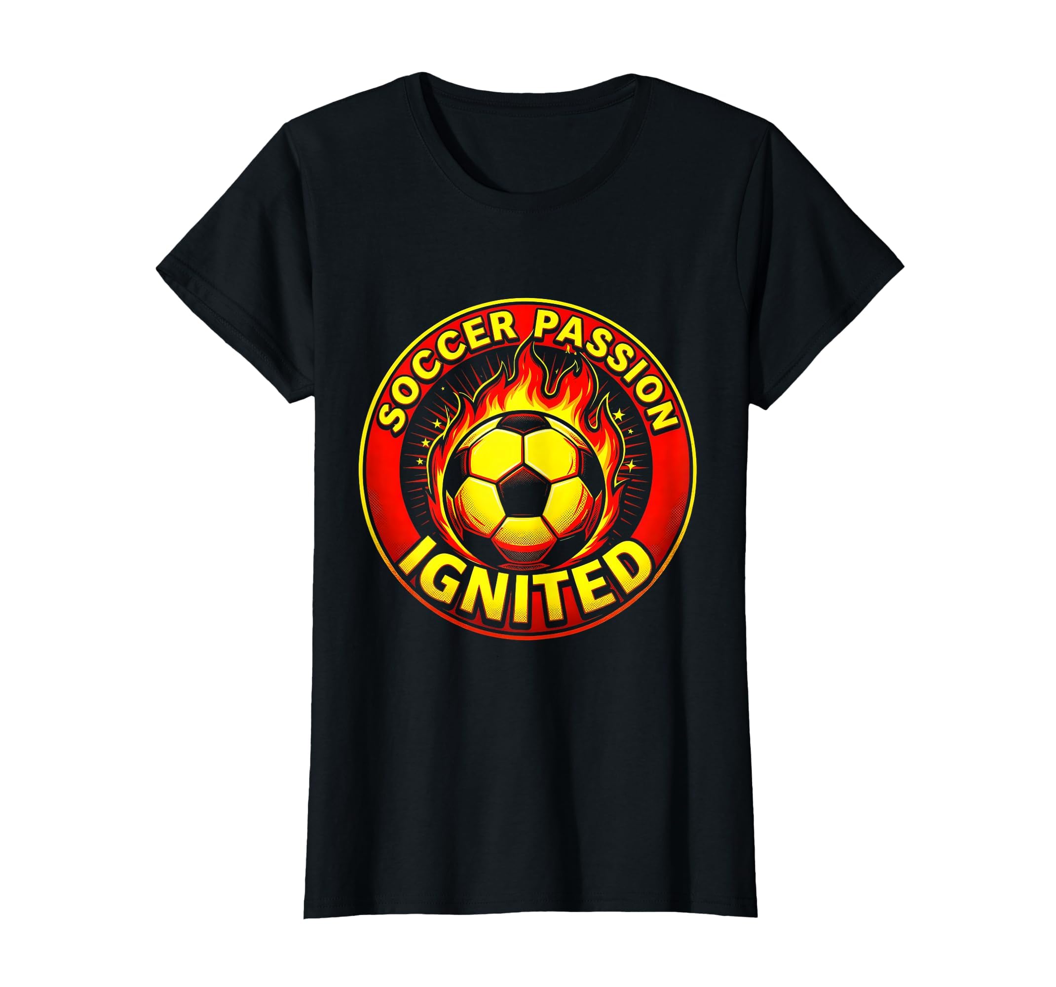 Soccer Passion Ignited Soccer T-Shirt - Minimalist Print Men Women - T-Shirt, Sweatshirt, Hoodie