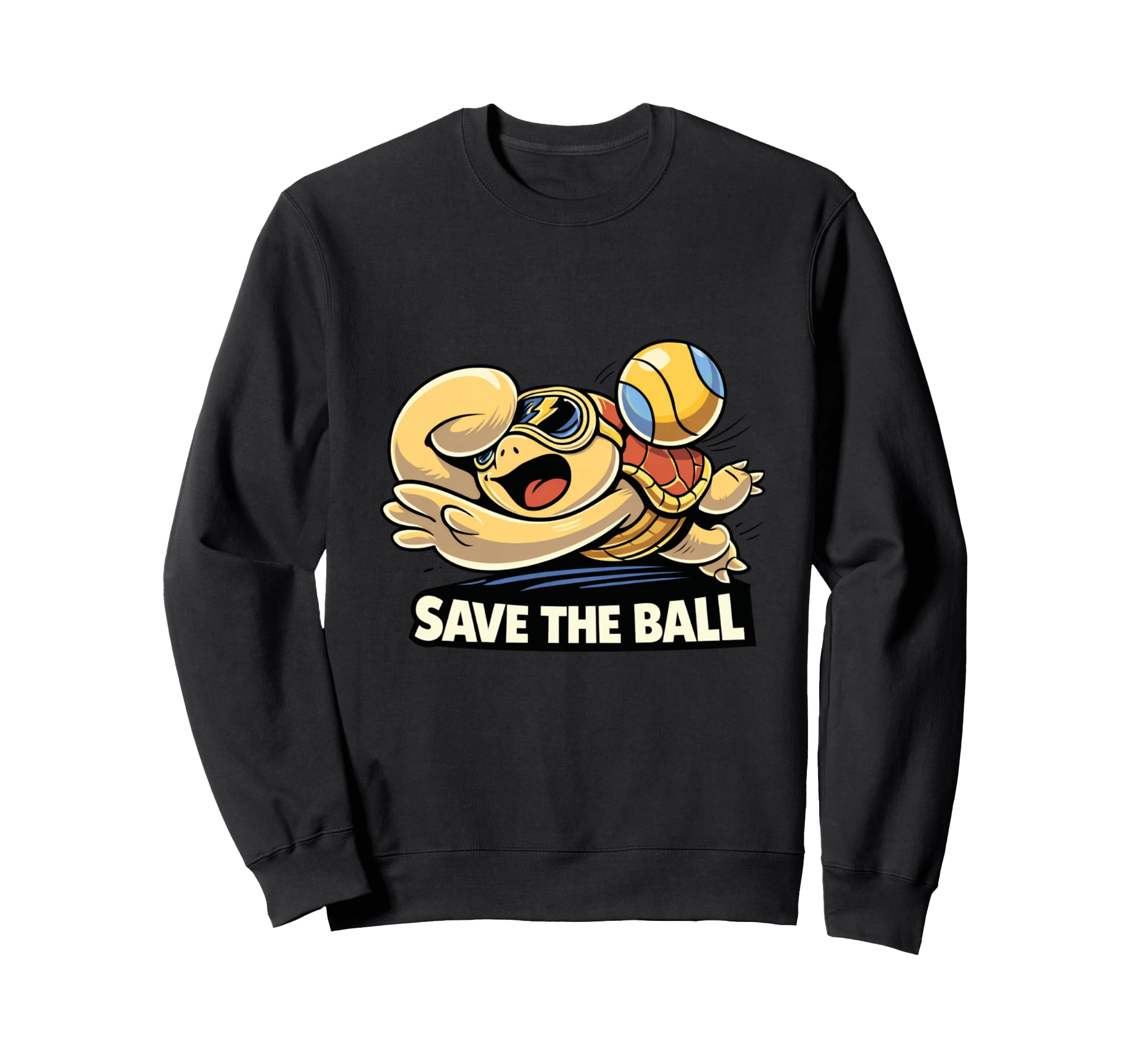 Funny Goalkeeper Turtle Save Ball Sweatshirt - Novelty Apparel Unisex - T-Shirt, Sweatshirt, Hoodie