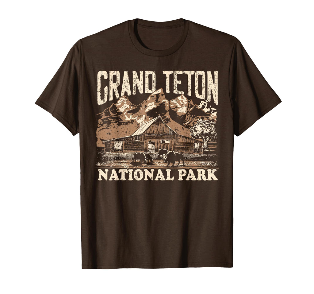 Grand Teton National Park Distressed T-Shirt - Aesthetic Graphic Unisex - T-Shirt, Sweatshirt, Hoodie
