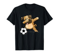 Dabbing Pug Funny Dog Soccer Football Lover T-Shirt - Graphic Print Unisex - T-Shirt, Sweatshirt, Hoodie