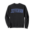 Jefferson La Distressed Blue Sweatshirt - Streetwear Style for Adults - T-Shirt, Sweatshirt, Hoodie