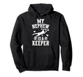 My Nephew Soccer Keeper Aunt Soccer Goalie Hoodie - Graphic Print Unisex - T-Shirt, Sweatshirt, Hoodie
