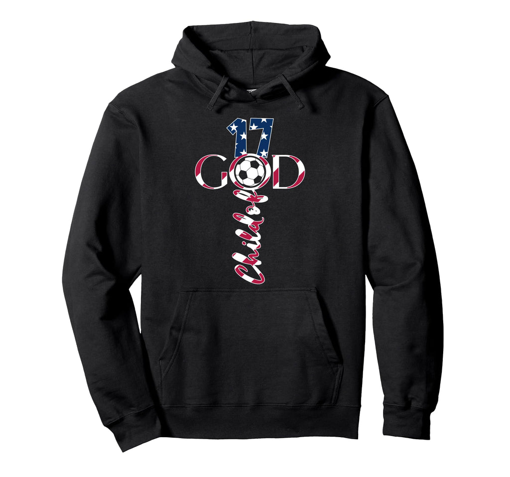 Jesus 17 Years Child God Soccer 17Th Hoodie - Streetwear Style Men Women - T-Shirt, Sweatshirt, Hoodie