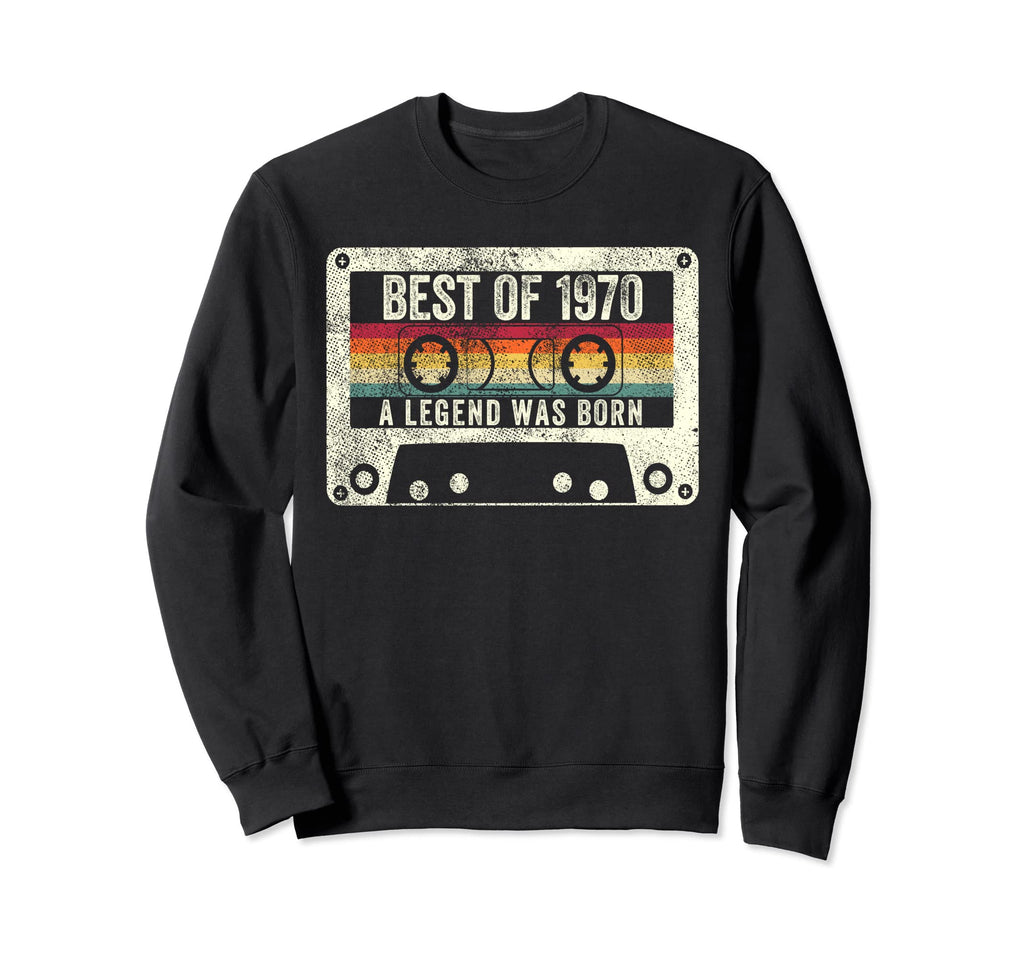 Best 1970 52Nd Birthday Gift 52 Years Sweatshirt - Trendy Graphic Unisex - T-Shirt, Sweatshirt, Hoodie