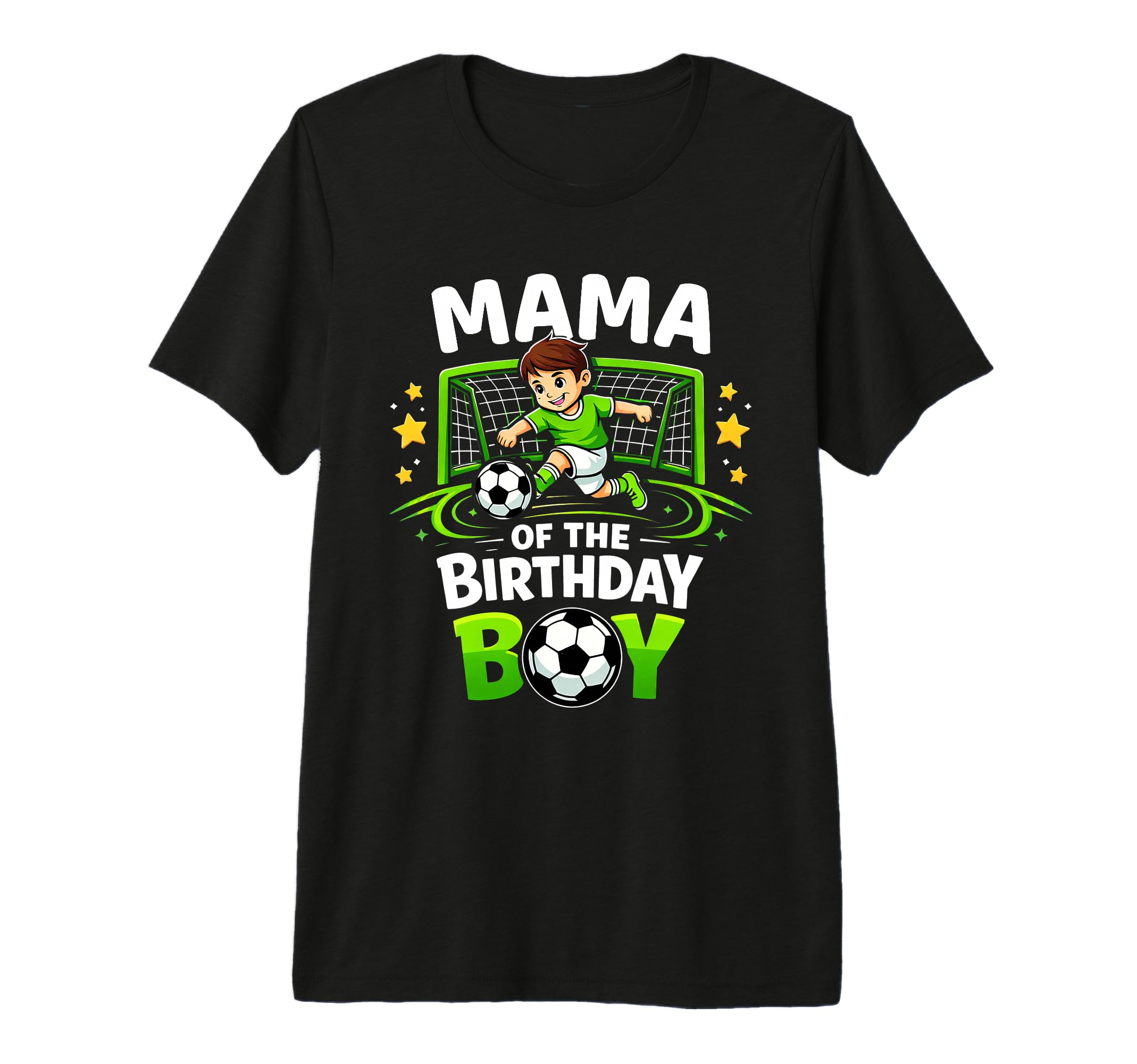 Mama Birthday Soccer Ball Funny T-Shirt - Fun Novelty Design for Adults - T-Shirt, Sweatshirt, Hoodie