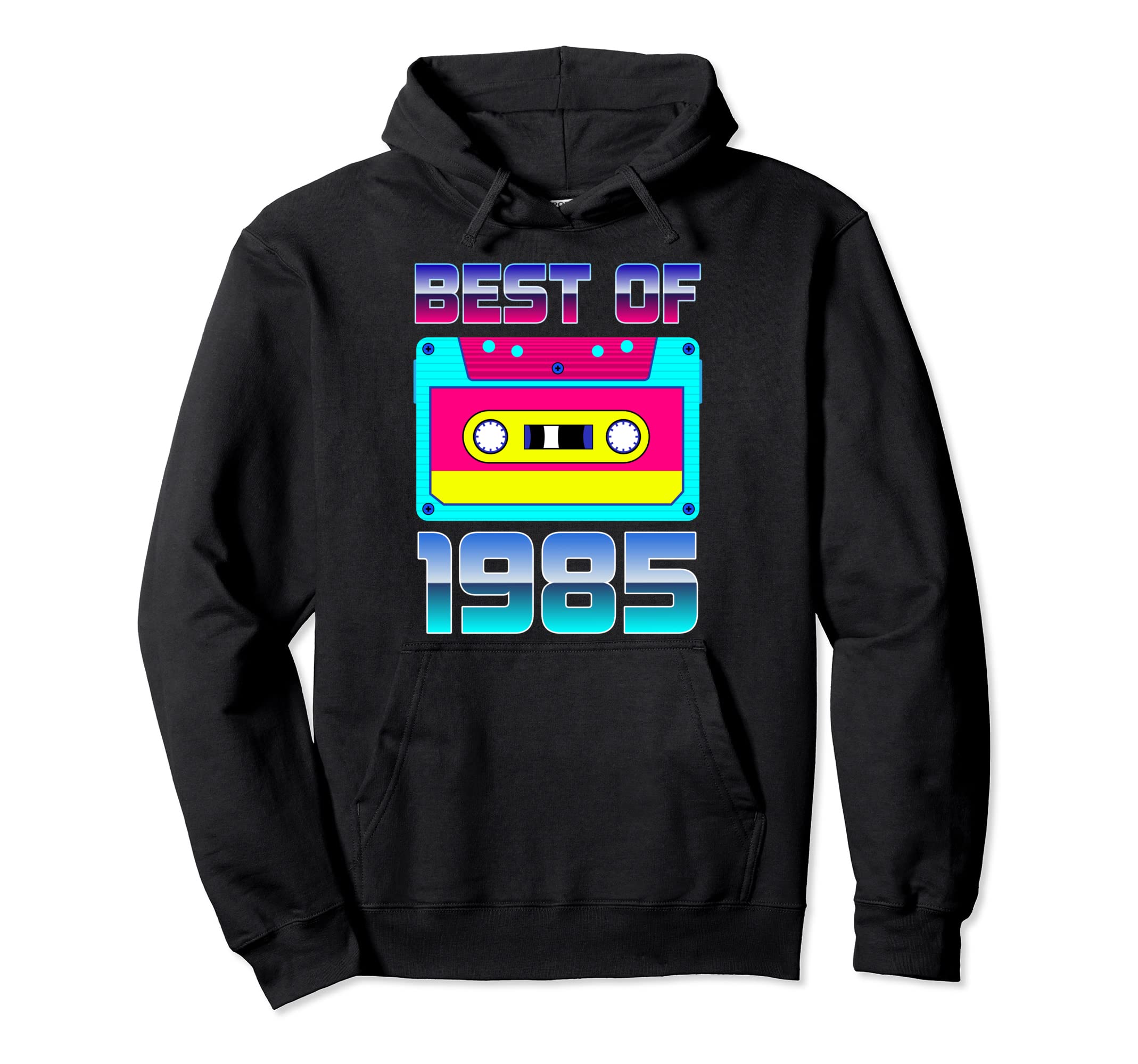 Best 1985 Futuristic Cassette Tape Hoodie - Streetwear Style Unisex - T-Shirt, Sweatshirt, Hoodie