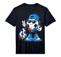 4Th Birthday Soccer Ice Cream Drip T-Shirt - Fun Novelty Design for Adults - T-Shirt, Sweatshirt, Hoodie
