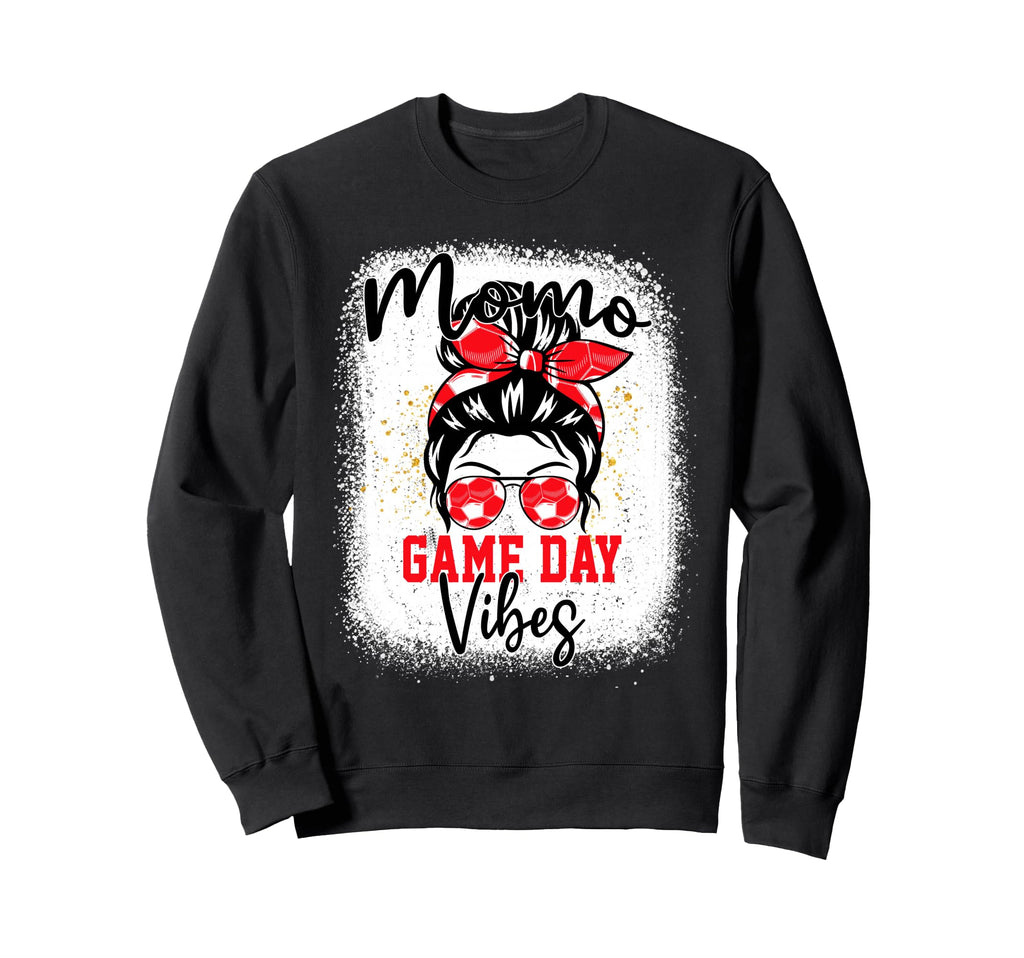 Soccer Momo Bleached Bun Sweatshirt - Casual Everyday Wear for Adults - T-Shirt, Sweatshirt, Hoodie