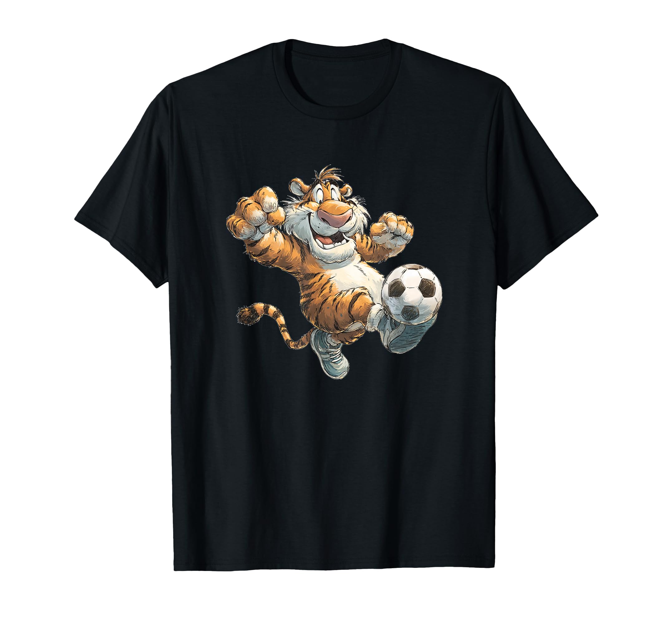 Sport Soccer Cat Costume Tigers And T-Shirt - Unique Graphic for Adults - T-Shirt, Sweatshirt, Hoodie