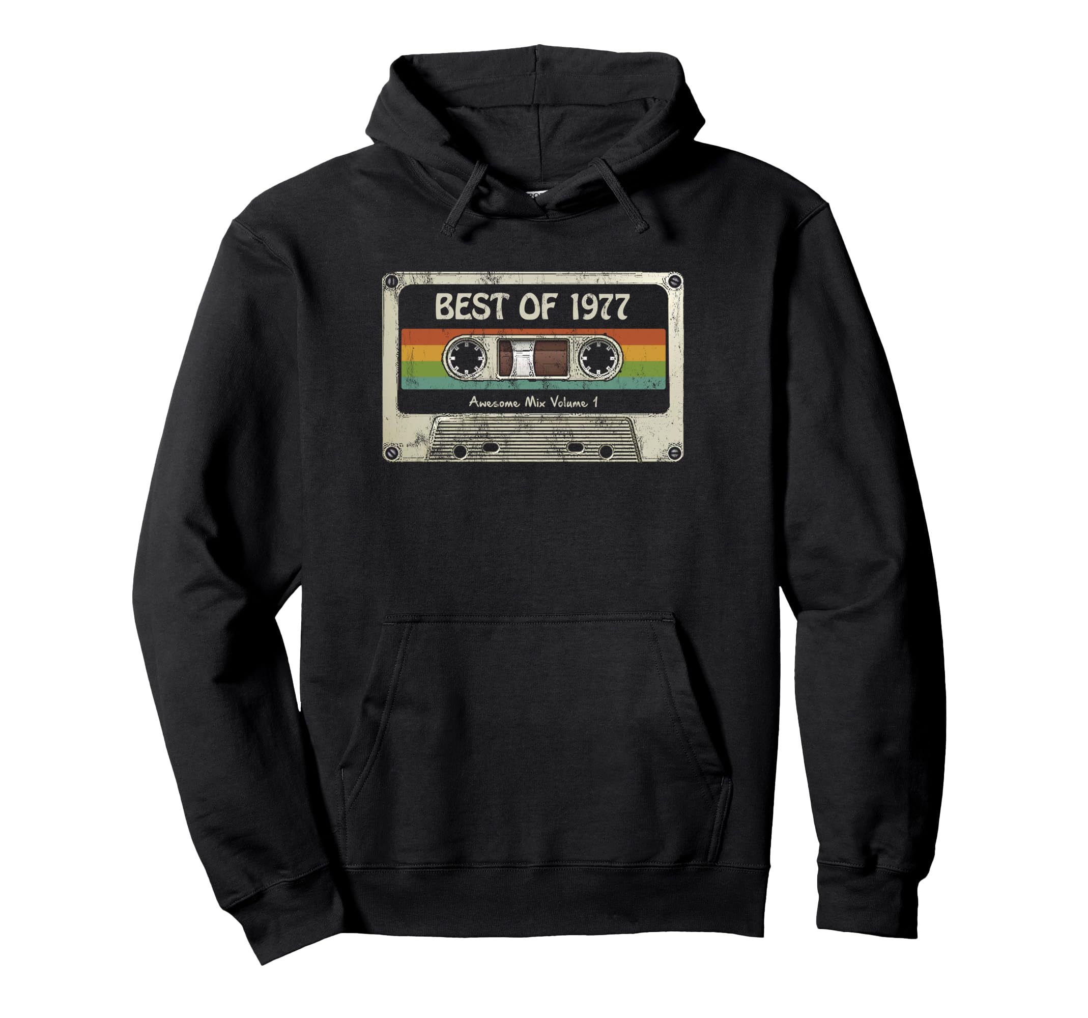 Awesome Mix Tape Made 1977 48Th Hoodie - Unique Graphic for Adults - T-Shirt, Sweatshirt, Hoodie