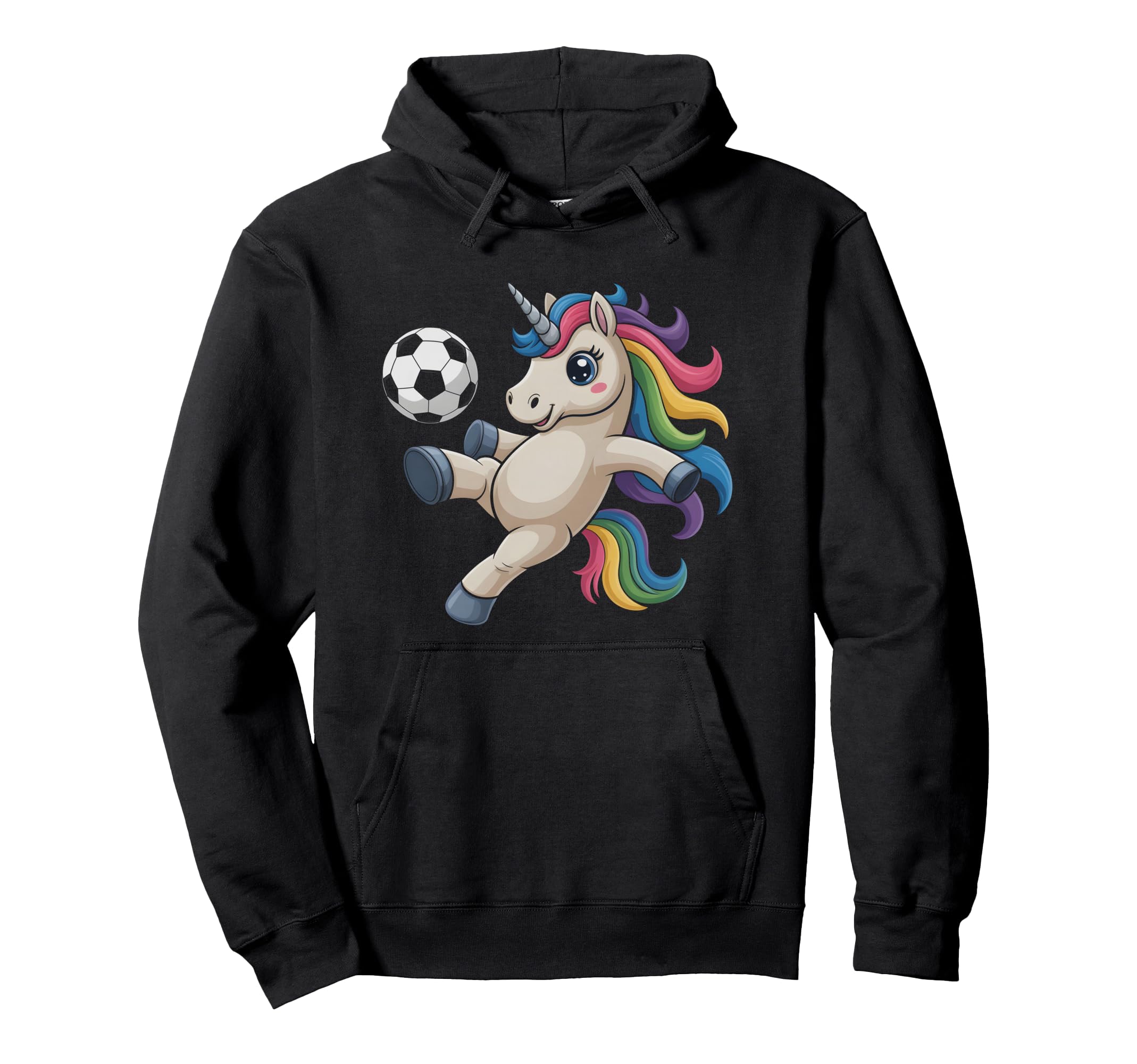 Funny Unicorn Soccer Just Who Loves Game Hoodie - Trendy Graphic Unisex - T-Shirt, Sweatshirt, Hoodie