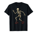 Roller Skate Skeleton Roller Skating T-Shirt - Minimalist Print for Adults - T-Shirt, Sweatshirt, Hoodie