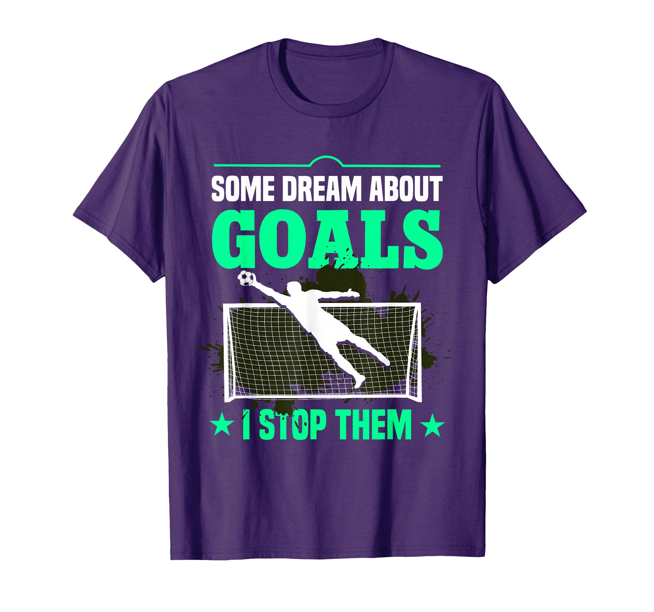 Goalkeeper Soccer Goalie Gloves T-Shirt - Custom Art Print for Adults - T-Shirt, Sweatshirt, Hoodie