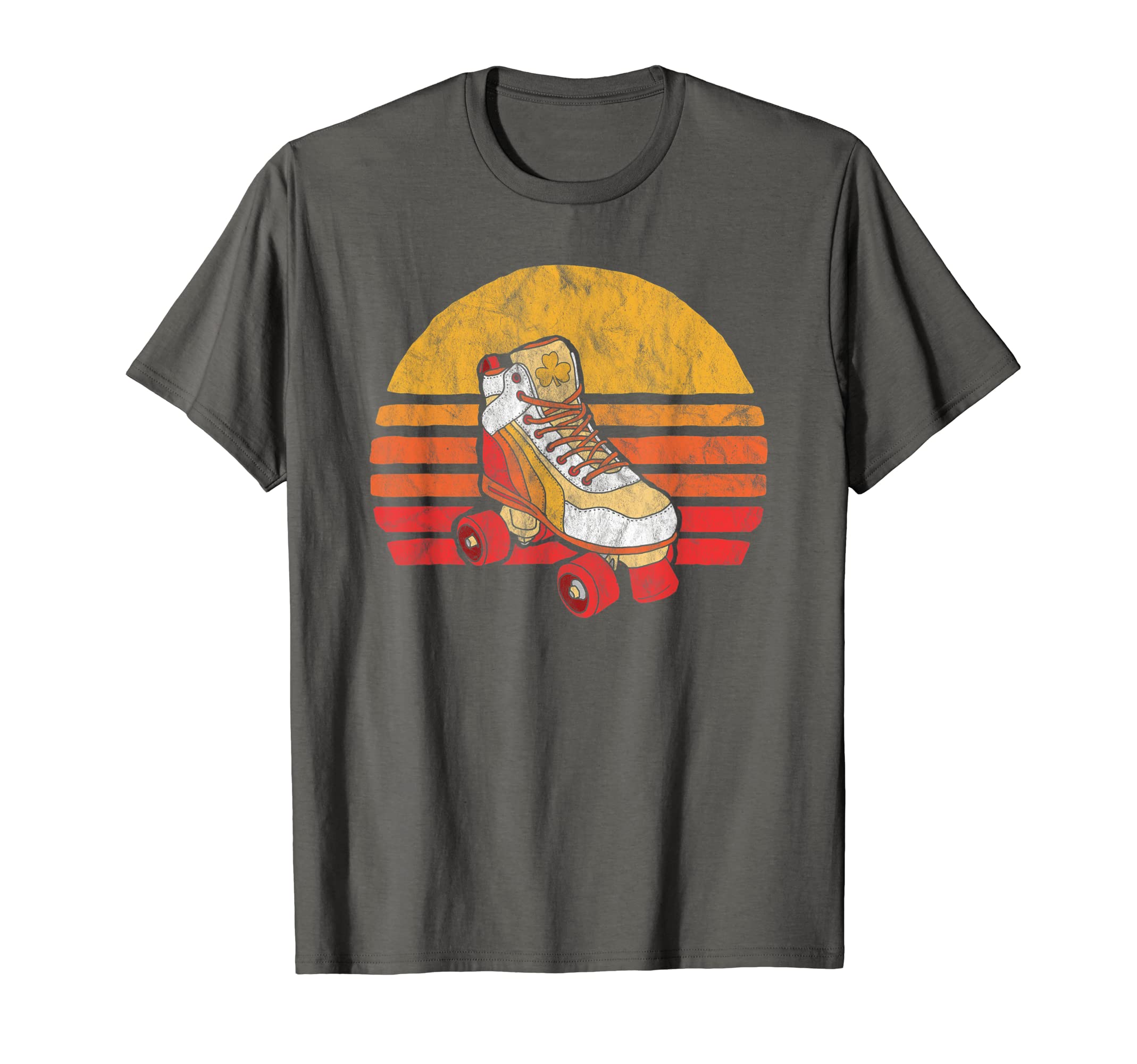 Distressed Roller Skate Sun T-Shirt - Streetwear Style Men Women - T-Shirt, Sweatshirt, Hoodie