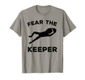 Fear Keeper Soccer Goalie T-Shirt - Unique Graphic Men Women - T-Shirt, Sweatshirt, Hoodie