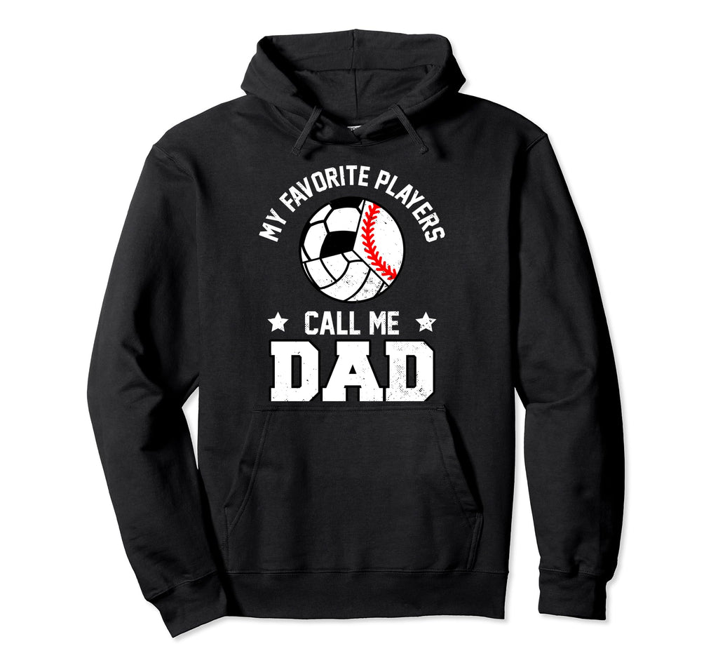 My Favorites Baseball Volleyball Soccer Hoodie - Novelty Apparel Unisex - T-Shirt, Sweatshirt, Hoodie