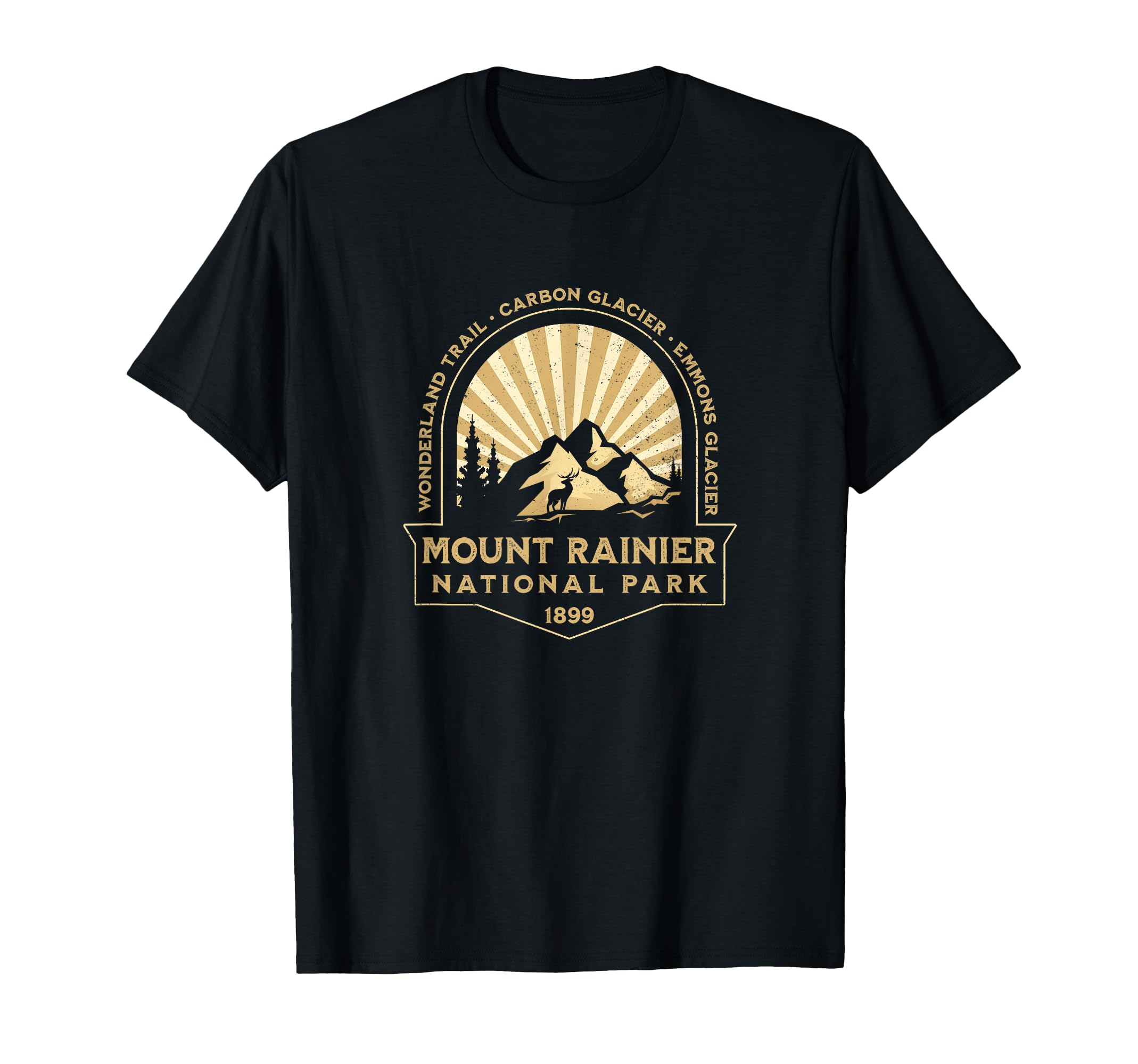 Mount Rainer National Park Washington T-Shirt - Graphic Print Men Women - T-Shirt, Sweatshirt, Hoodie