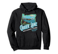 Crater Lake National Park Oregon Hoodie - Minimalist Print for Adults - T-Shirt, Sweatshirt, Hoodie