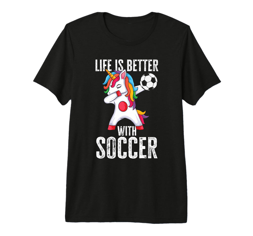Funny Better Soccer Tri Blend T-Shirt - Fun Novelty Design Men Women - T-Shirt, Sweatshirt, Hoodie