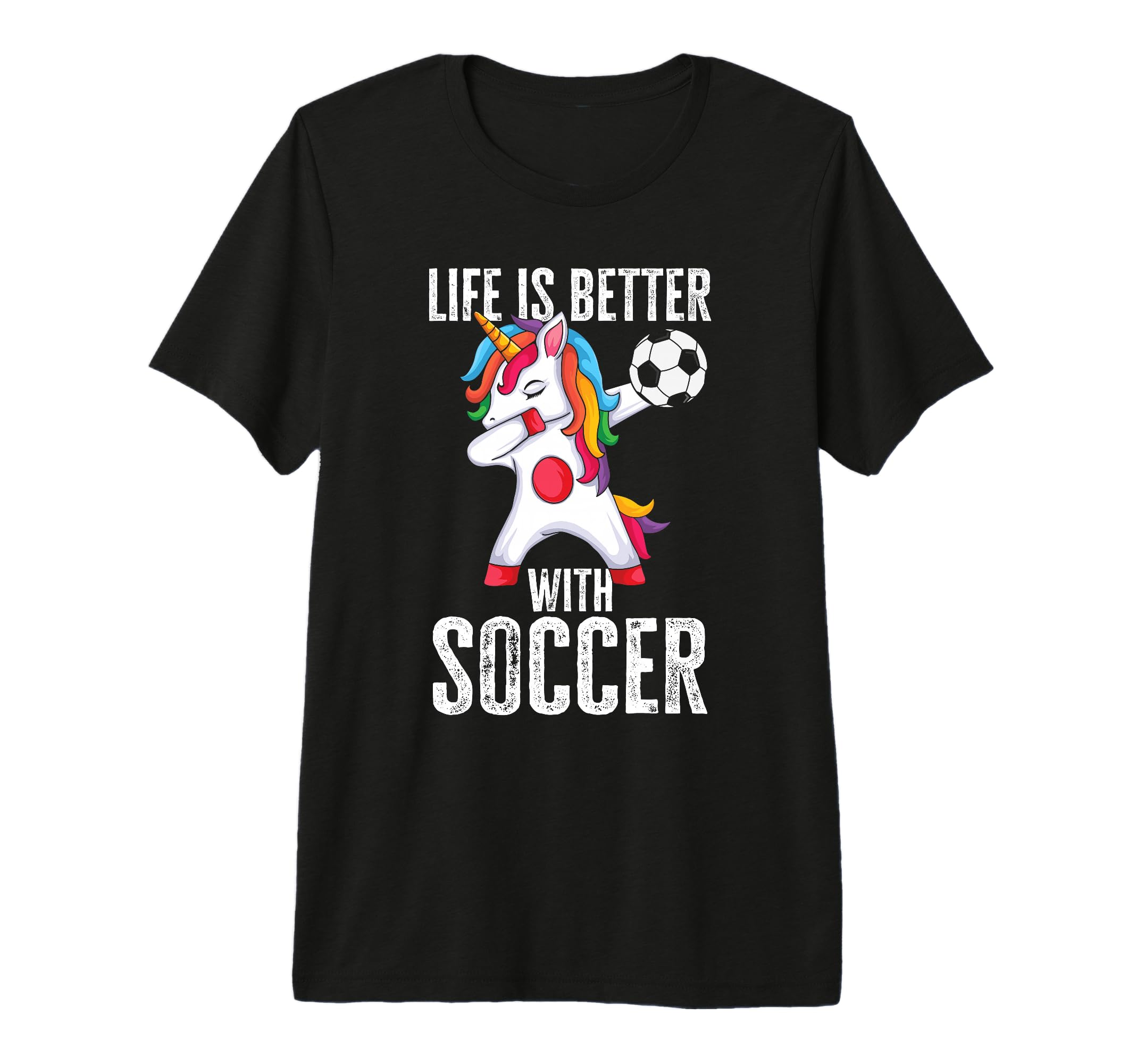 Funny Better Soccer Tri Blend T-Shirt - Fun Novelty Design Men Women - T-Shirt, Sweatshirt, Hoodie