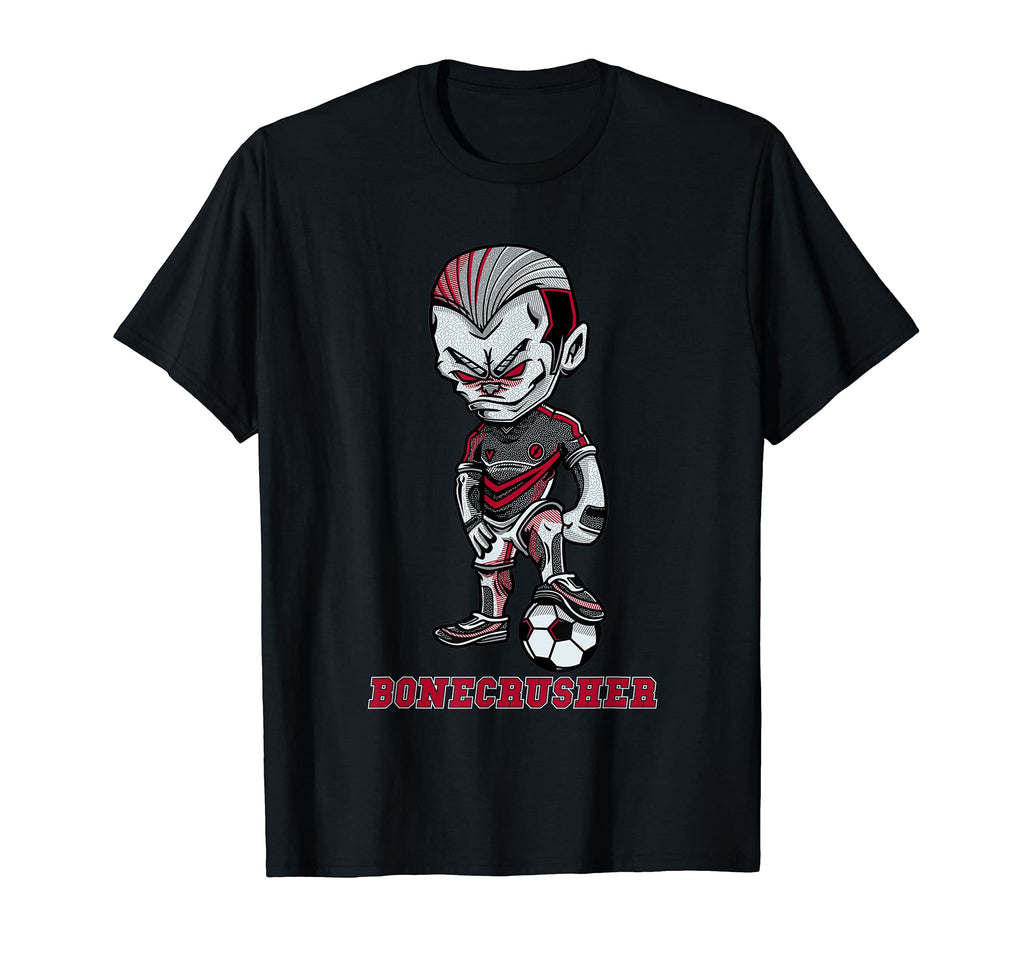 Bonecrusher Enthusiastic Soccer T-Shirt - Aesthetic Graphic for Adults - T-Shirt, Sweatshirt, Hoodie