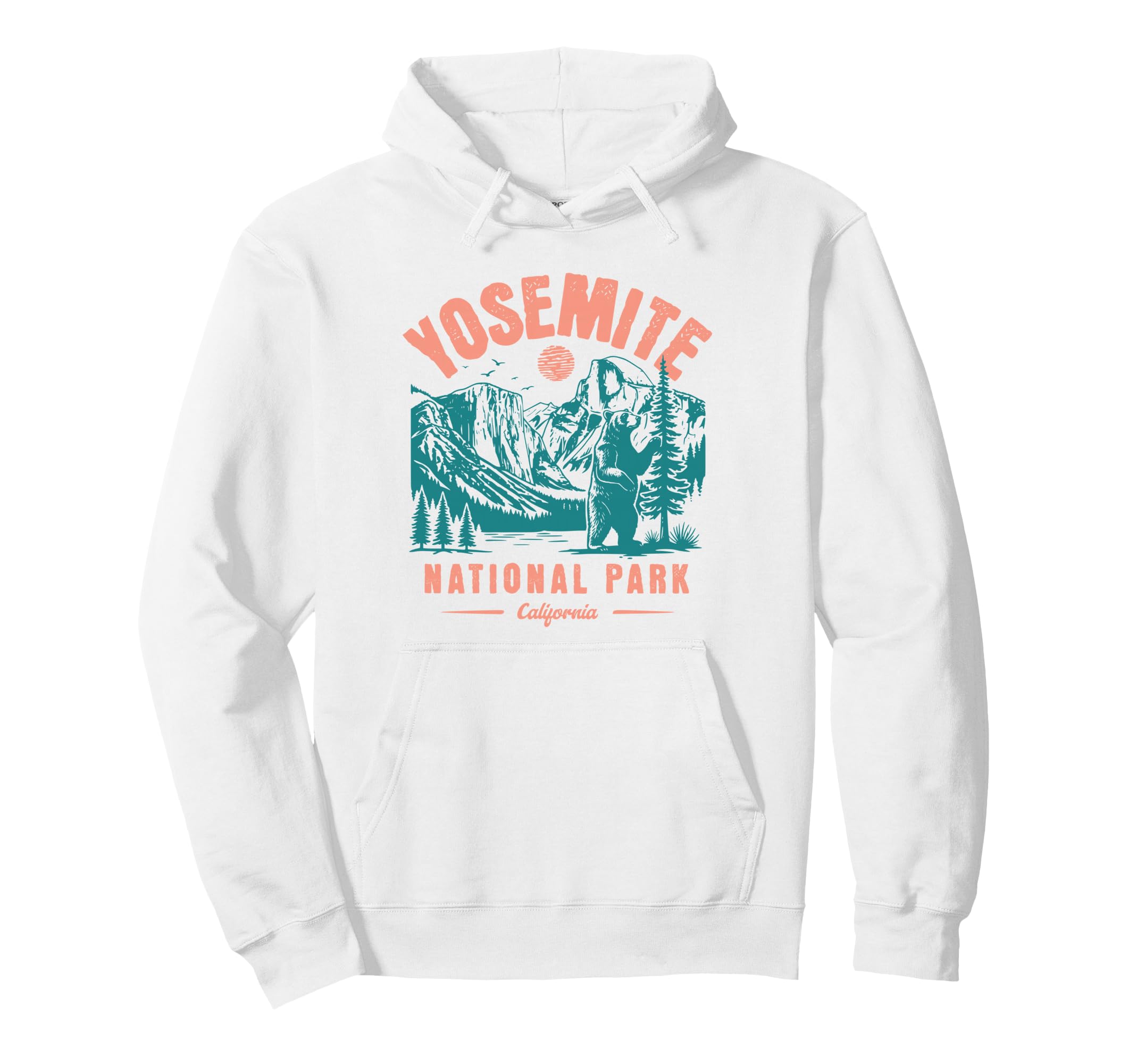 Yosemite National Park Caliornia Usa Hoodie - Minimalist Print Men Women - T-Shirt, Sweatshirt, Hoodie