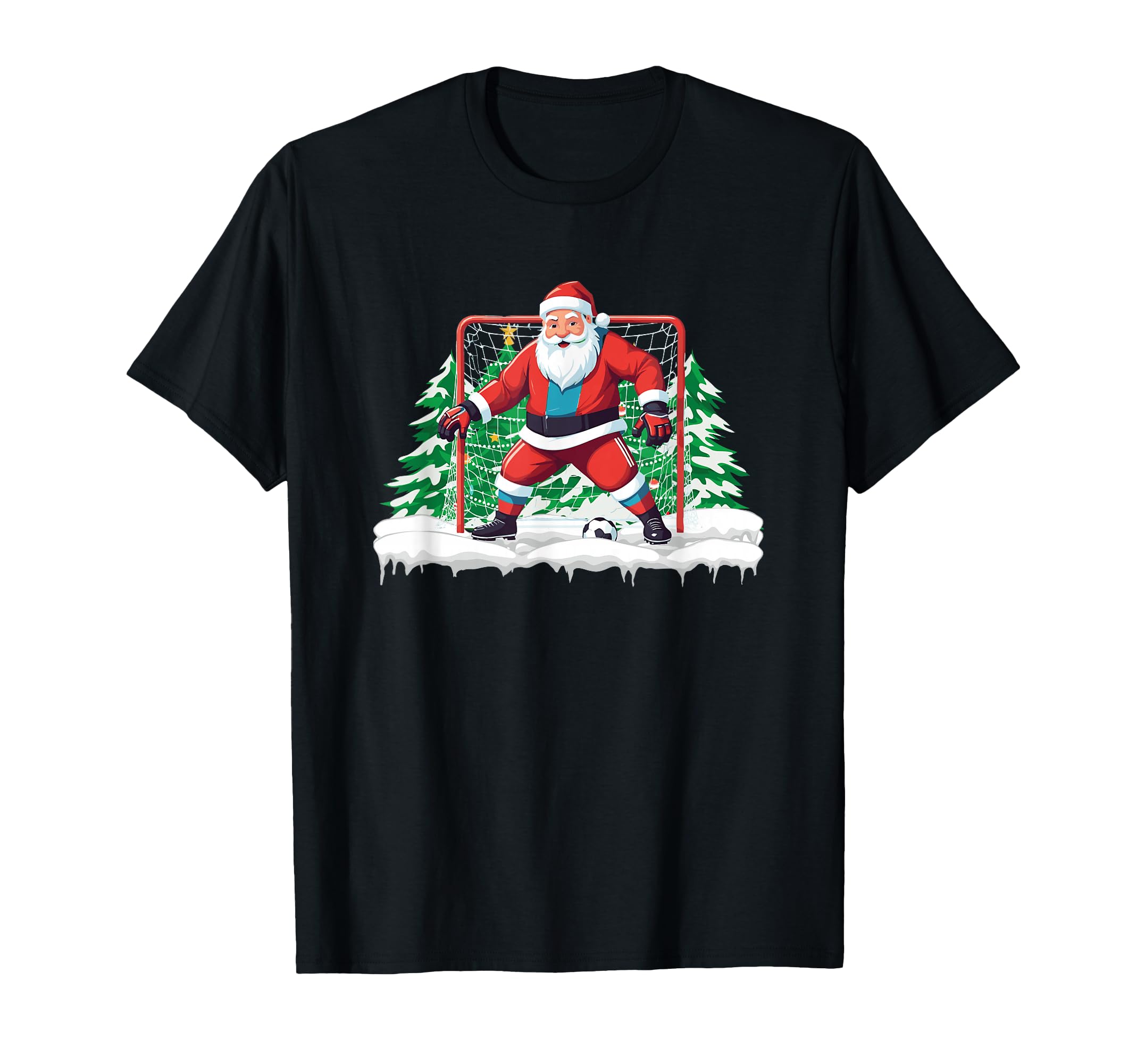 Soccer Goalie Santa Soccer Player T-Shirt - Streetwear Style Men Women - T-Shirt, Sweatshirt, Hoodie