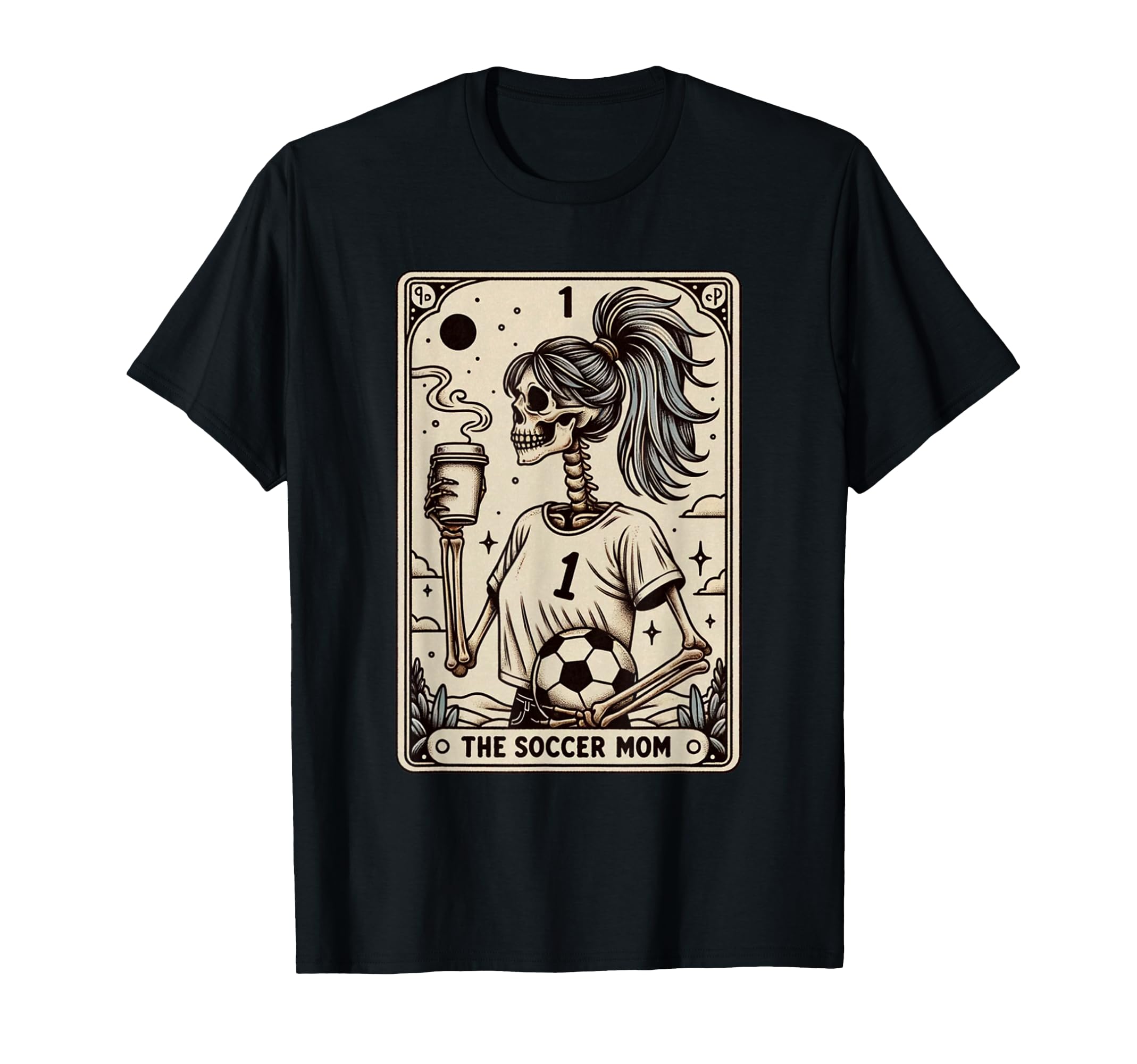 Soccer Mom Tarot Card Halloween T-Shirt - Casual Everyday Wear for Adults - T-Shirt, Sweatshirt, Hoodie