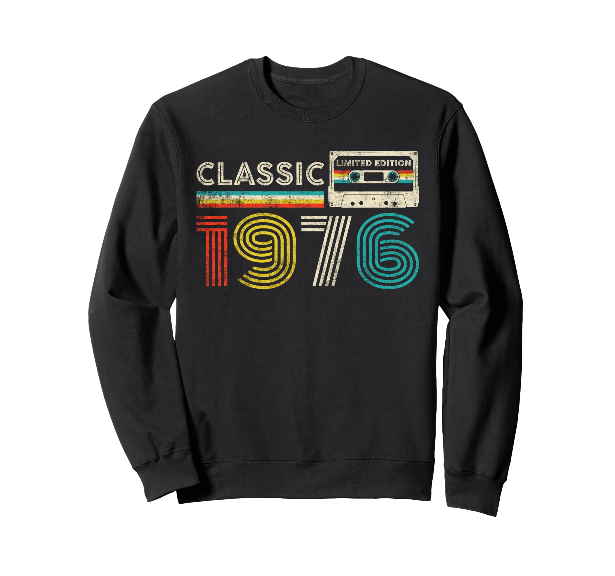 1976 Birthday 1976 Cassette Tape Sweatshirt - Novelty Apparel Men Women - T-Shirt, Sweatshirt, Hoodie