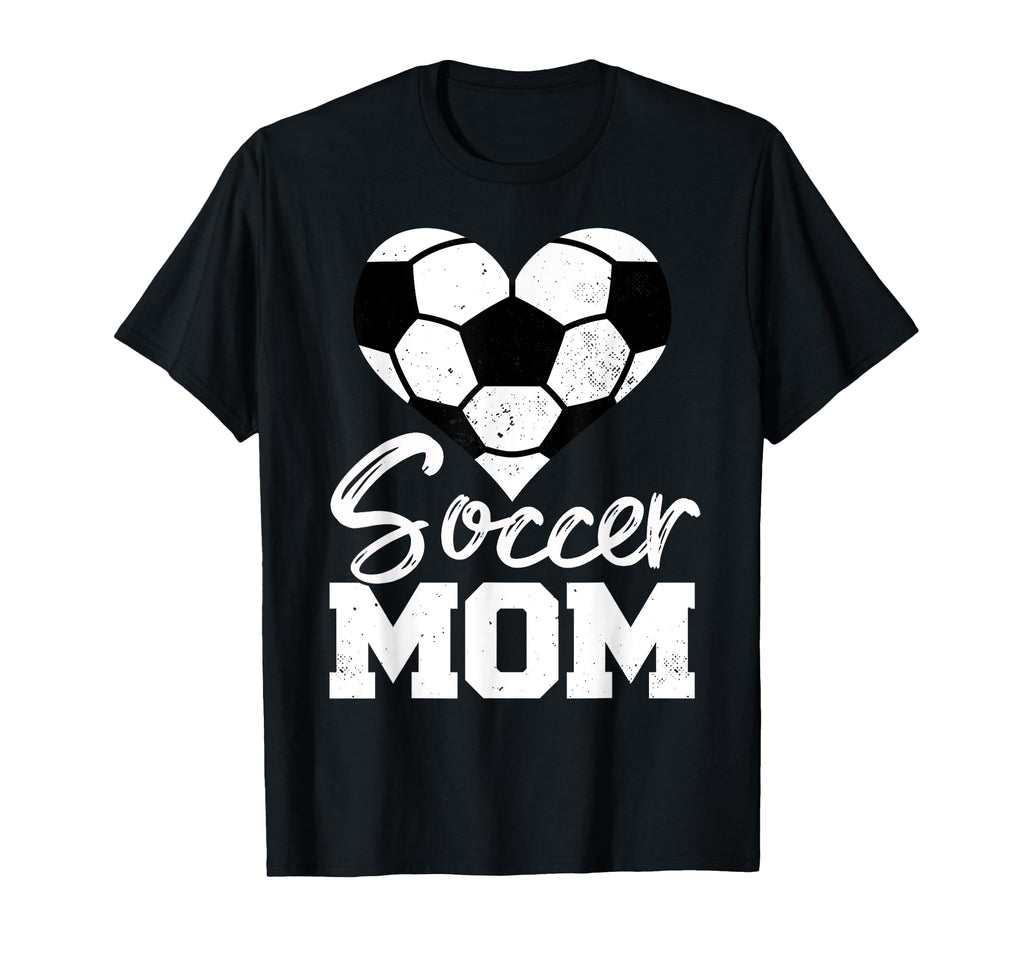 Soccer Mom Heart Funny Heartfelt Love T-Shirt - Custom Art Print Men Women - T-Shirt, Sweatshirt, Hoodie