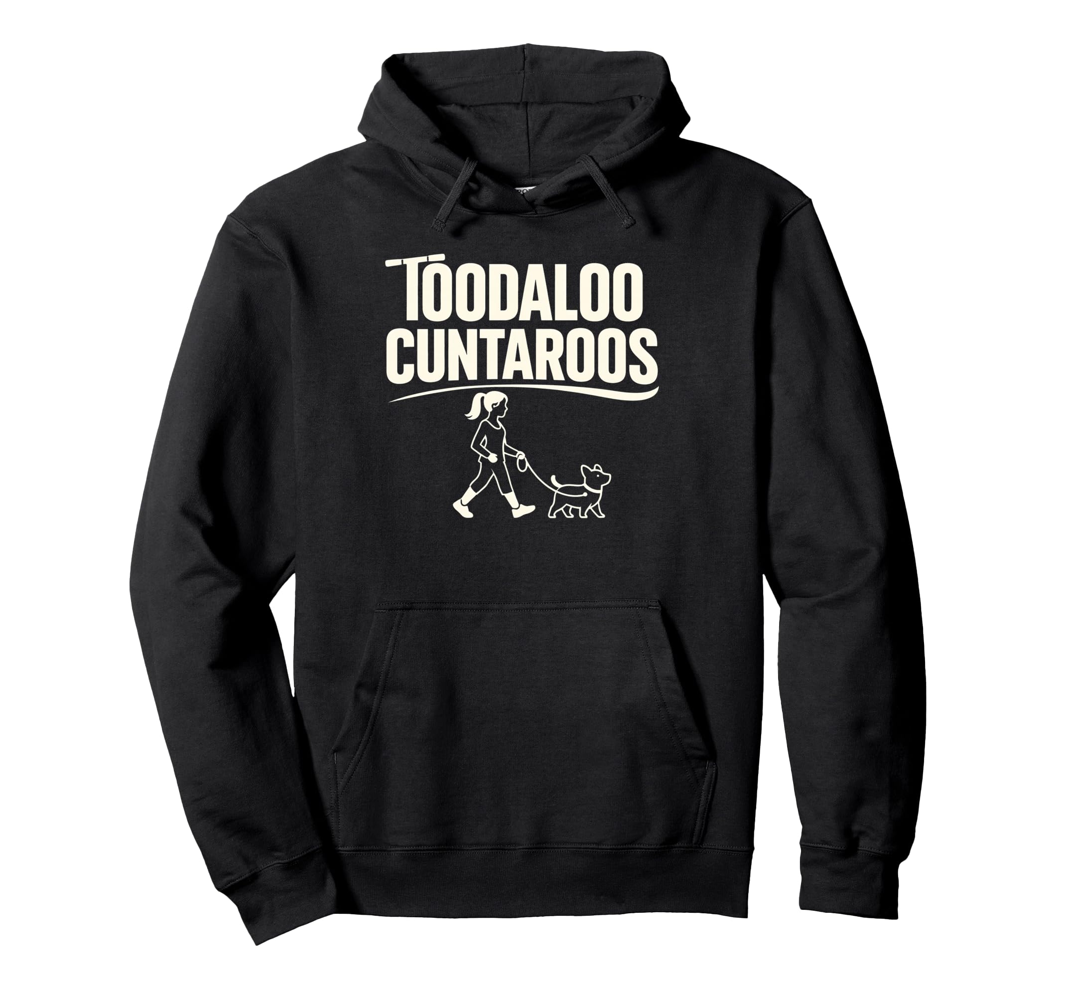 Toodaloo Cuntaroos Funny Meme Dog Hoodie - Minimalist Print Men Women - T-Shirt, Sweatshirt, Hoodie