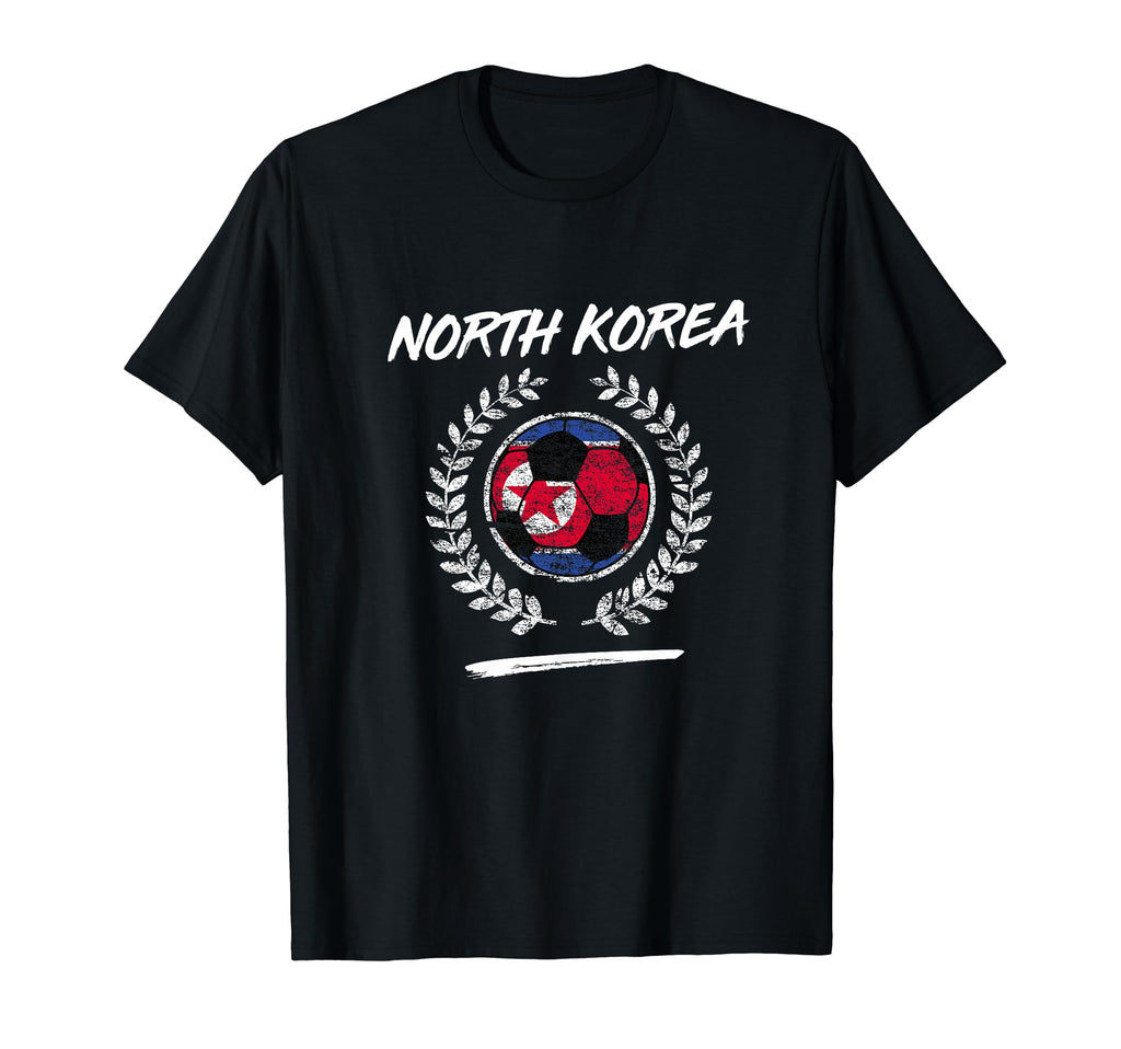 North Korea Flag North Korean Soccer T-Shirt - Graphic Print Men Women - T-Shirt, Sweatshirt, Hoodie