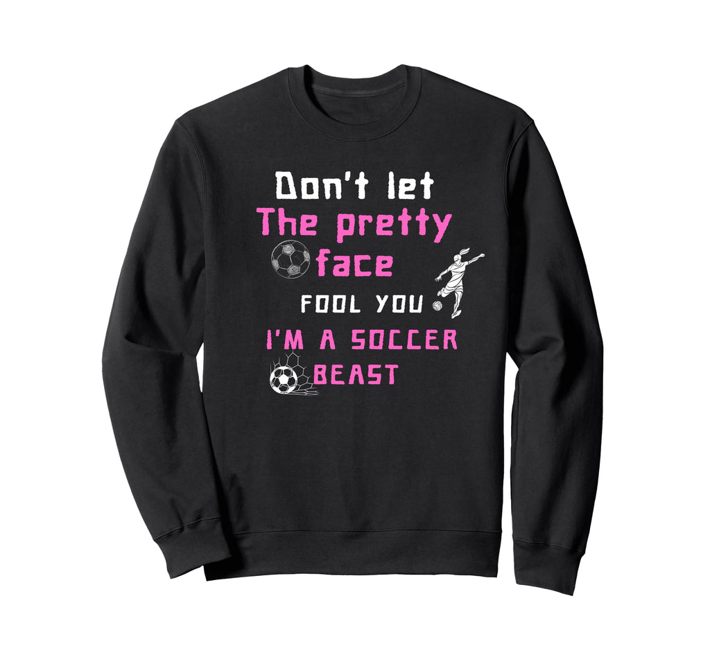 Mom Soccer Player Coach Sweatshirt - Casual Everyday Wear for Adults - T-Shirt, Sweatshirt, Hoodie