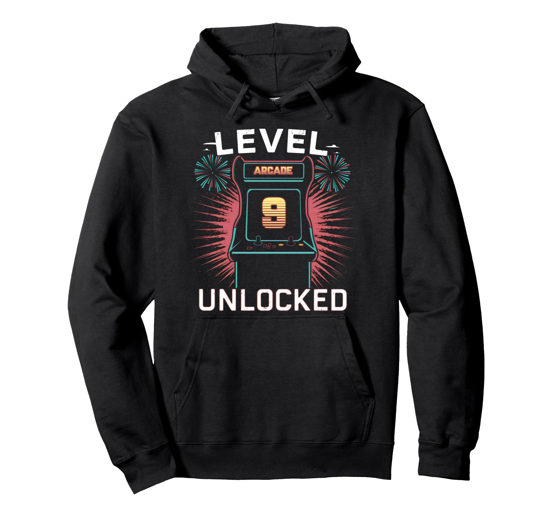 Level 9 Unlocked Video Game 9Th Birthday Hoodie - Streetwear Style Unisex - T-Shirt, Sweatshirt, Hoodie