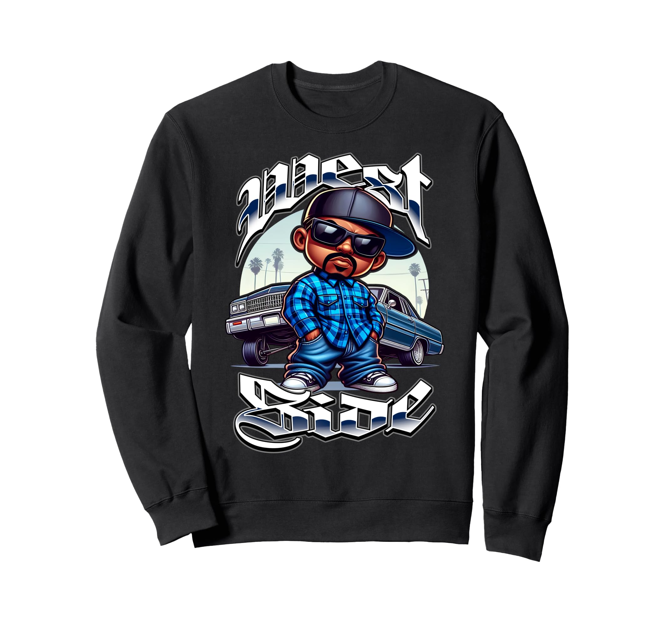 Og Low Rider Westside Hand Sweatshirt - Casual Everyday Wear Men Women - T-Shirt, Sweatshirt, Hoodie