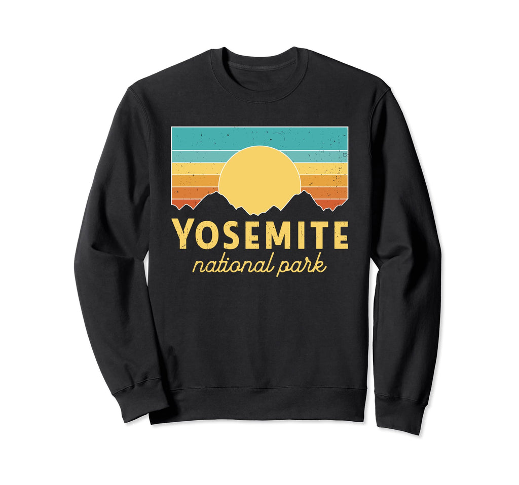 Yosemite National Park Nature Sunset Sweatshirt - Fun Novelty Design Unisex - T-Shirt, Sweatshirt, Hoodie