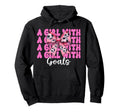 Goals Soccer Coquette Bow Hoodie - Unique Graphic Unisex - T-Shirt, Sweatshirt, Hoodie