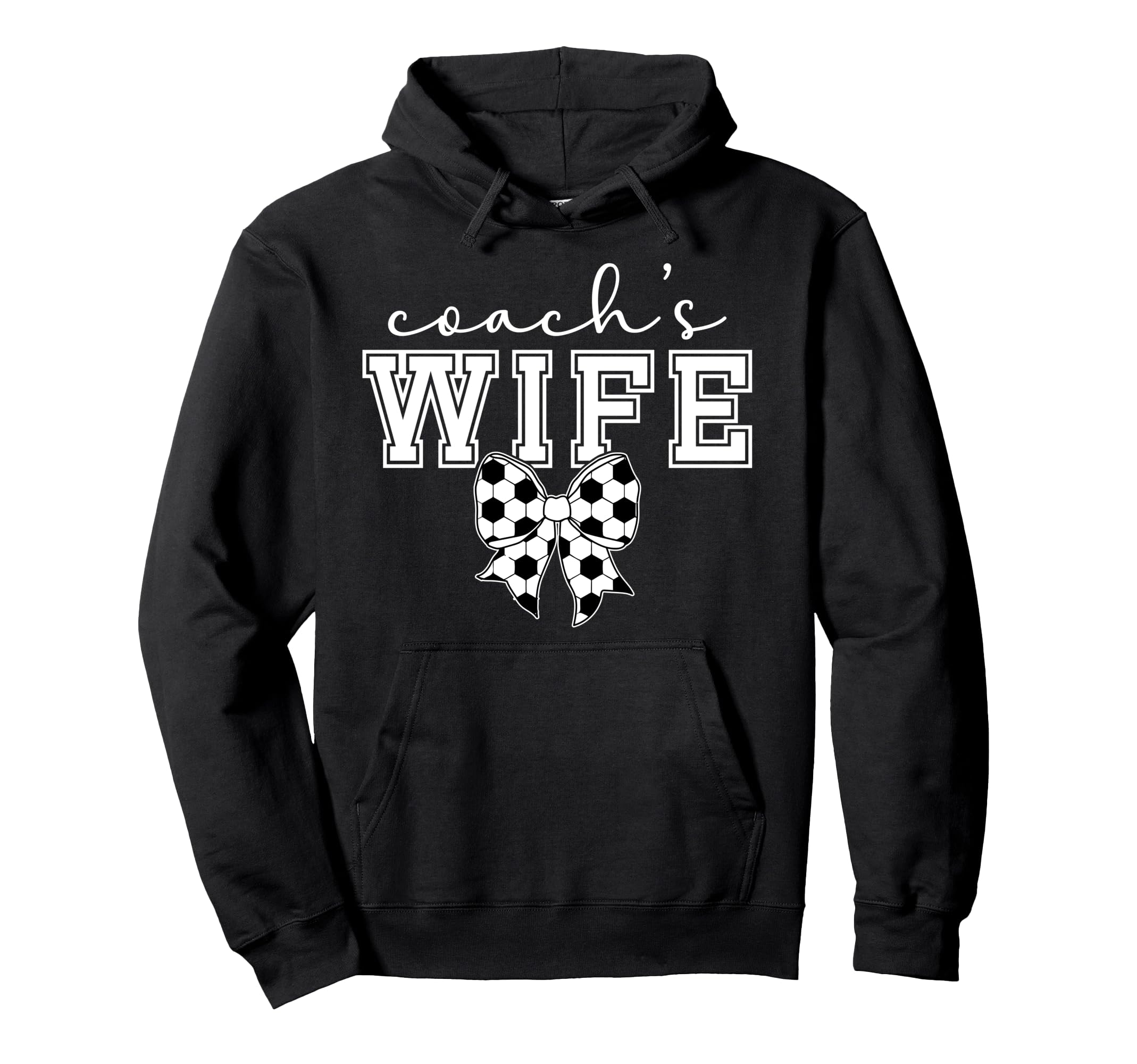 Soccer Coachs Wife Coquette Wife Hoodie - Minimalist Print Men Women - T-Shirt, Sweatshirt, Hoodie