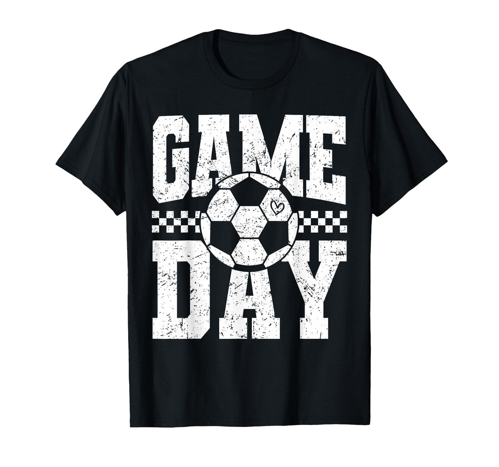Checkered Game Day Soccer Sport Lover T-Shirt - Fun Novelty Design Unisex - T-Shirt, Sweatshirt, Hoodie