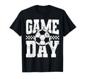 Checkered Game Day Soccer Sport Lover T-Shirt - Fun Novelty Design Unisex - T-Shirt, Sweatshirt, Hoodie