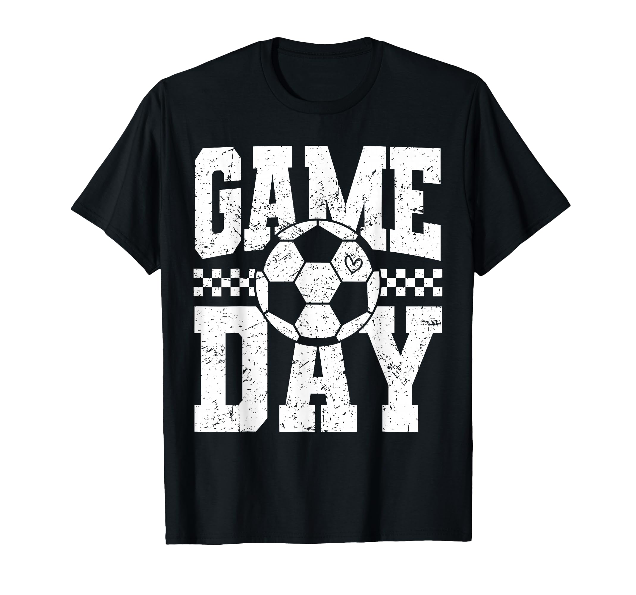 Checkered Game Day Soccer Sport Lover T-Shirt - Fun Novelty Design Unisex - T-Shirt, Sweatshirt, Hoodie