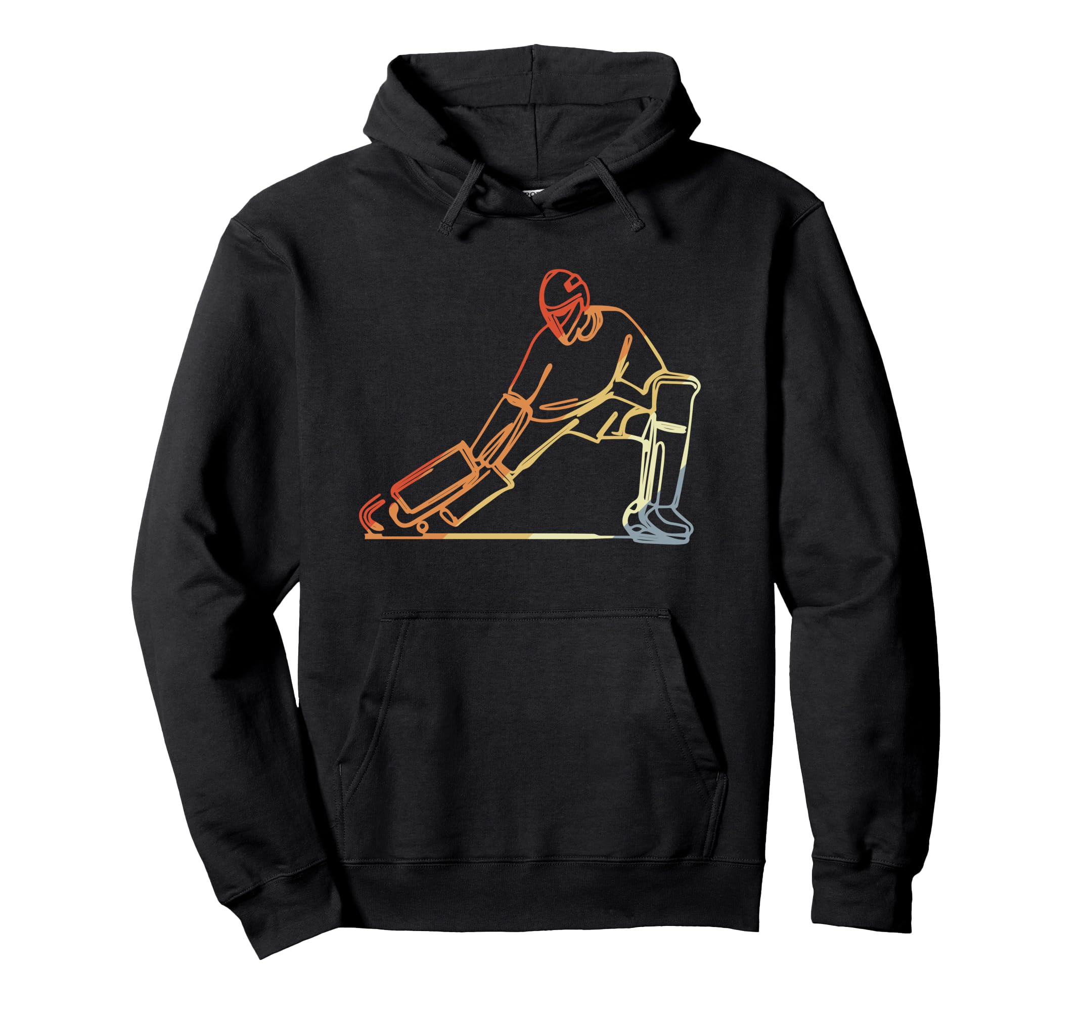 Field Hockey Goalkeeper Sketch Hoodie - Graphic Print Men Women - T-Shirt, Sweatshirt, Hoodie