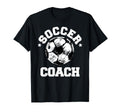 Soccer Coach Soccer Ball Distressed T-Shirt - Aesthetic Graphic Unisex - T-Shirt, Sweatshirt, Hoodie