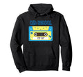Old School Hip Hop Cassette Tape Nostalgia Hoodie - Graphic Print Unisex - T-Shirt, Sweatshirt, Hoodie