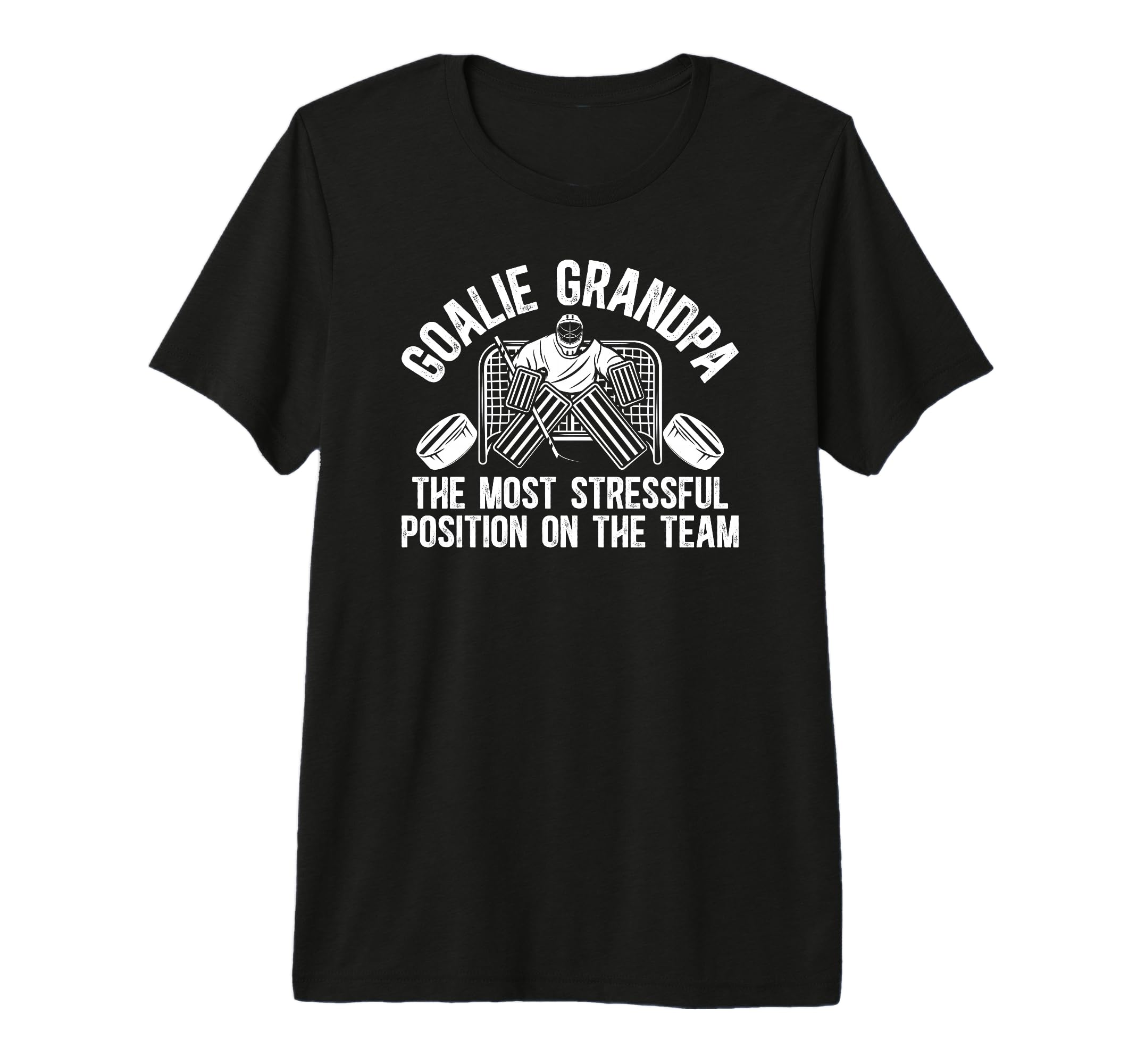 Mens Funny Hockey Goalie Grandpa T-Shirt - Novelty Apparel Men Women - T-Shirt, Sweatshirt, Hoodie